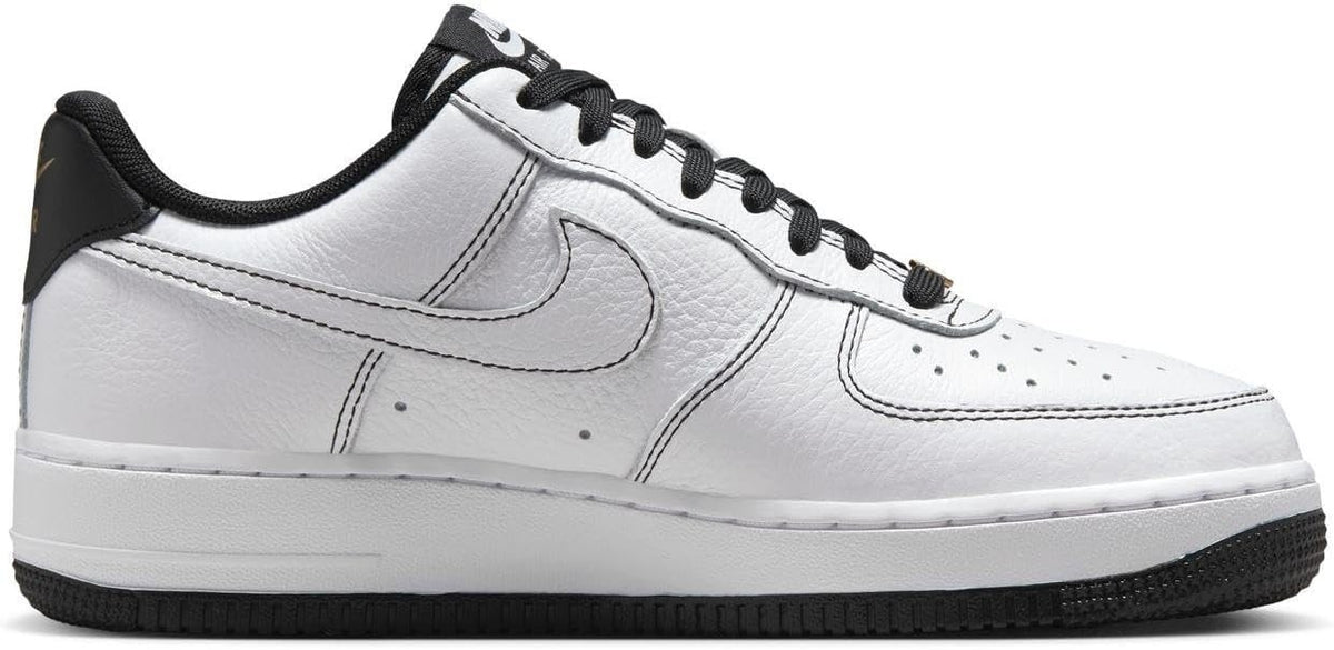IB6543-101 Nike Air Force 1 Low White Black  (Women's)