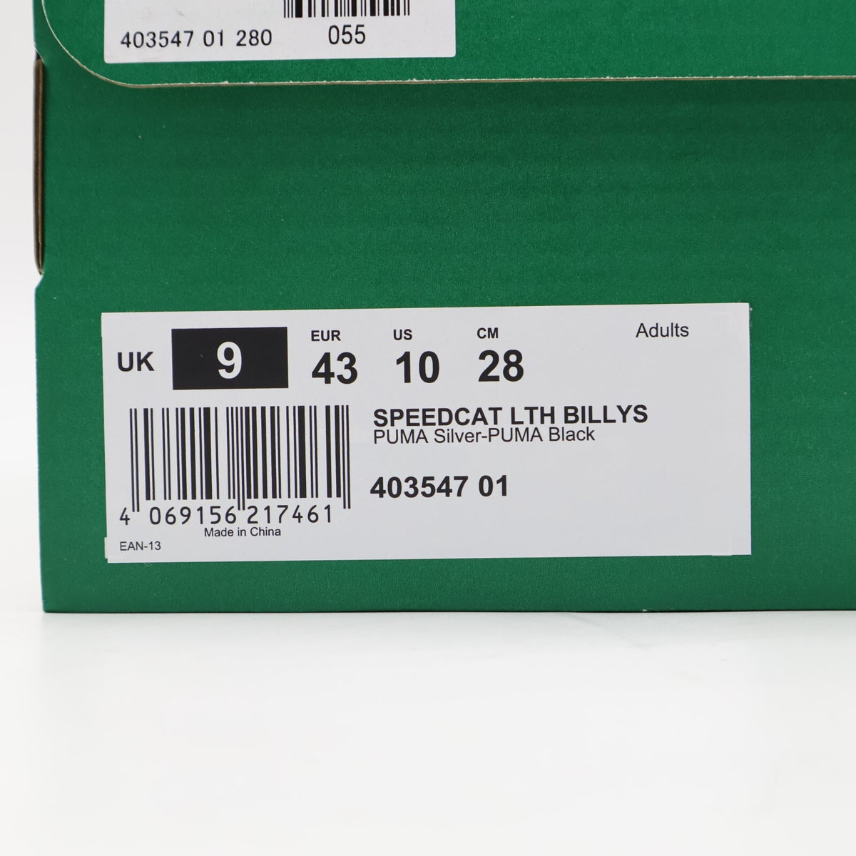 403547-01 Puma Speedcat LTH Puma Silver Puma Black (Men's)