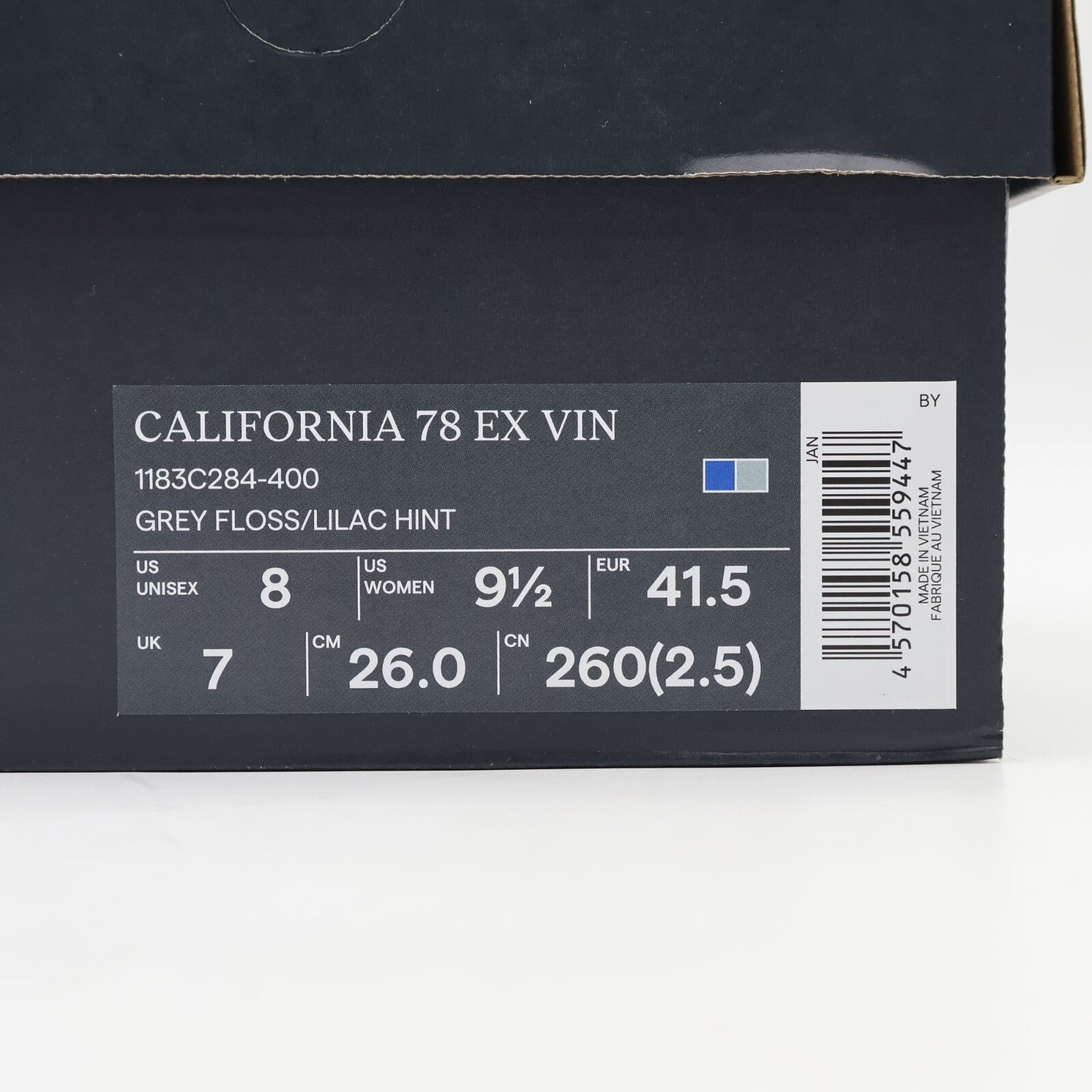1183C284-400 Onitsuka Tiger California 78 EX VIN Grey Floss Lilac Hint (Men's)