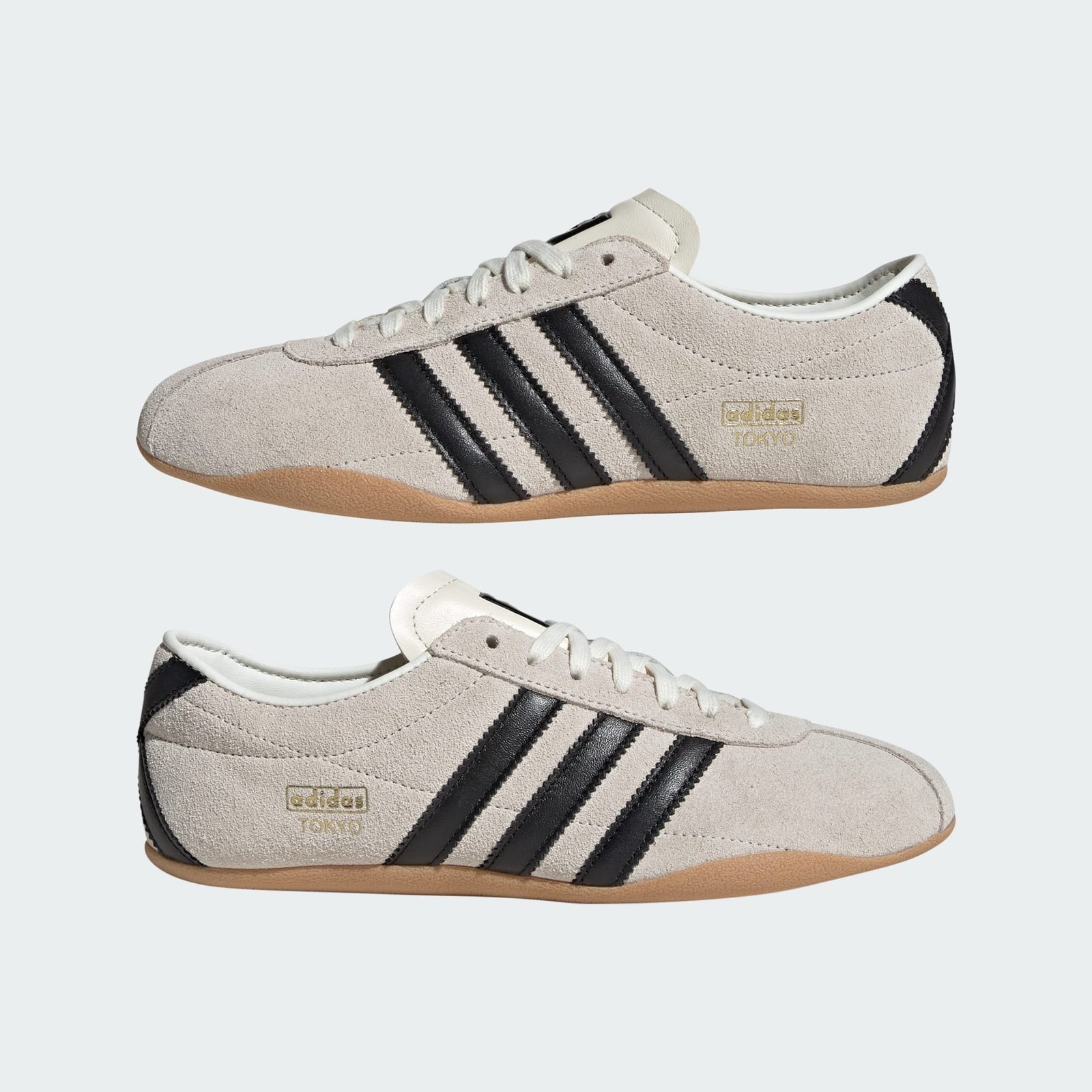 JI0182 adidas Originals Tokyo Off White Core Black Gold Metallic (Women's)