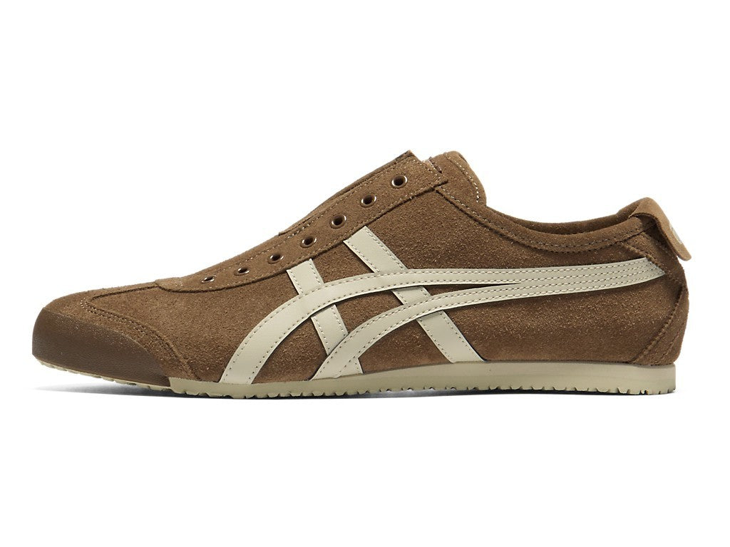 1183C157-202 Onitsuka Tiger Mexico 66 Slip-On "Brown Storm/Putty" (Men's)