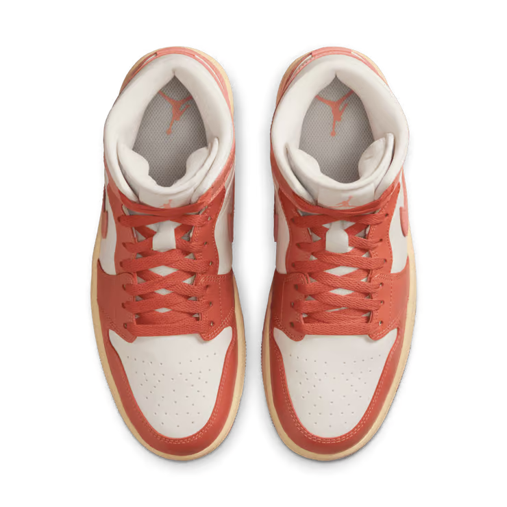 BQ6472-180 Nike Women's Air Jordan 1 Mid Madder Root (Women's)