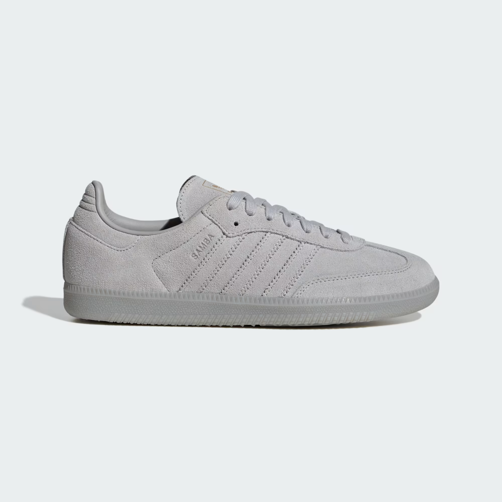 JR0888 adidas Originals Samba OG Grey Two Crystal White Gold Metallic (Men's)