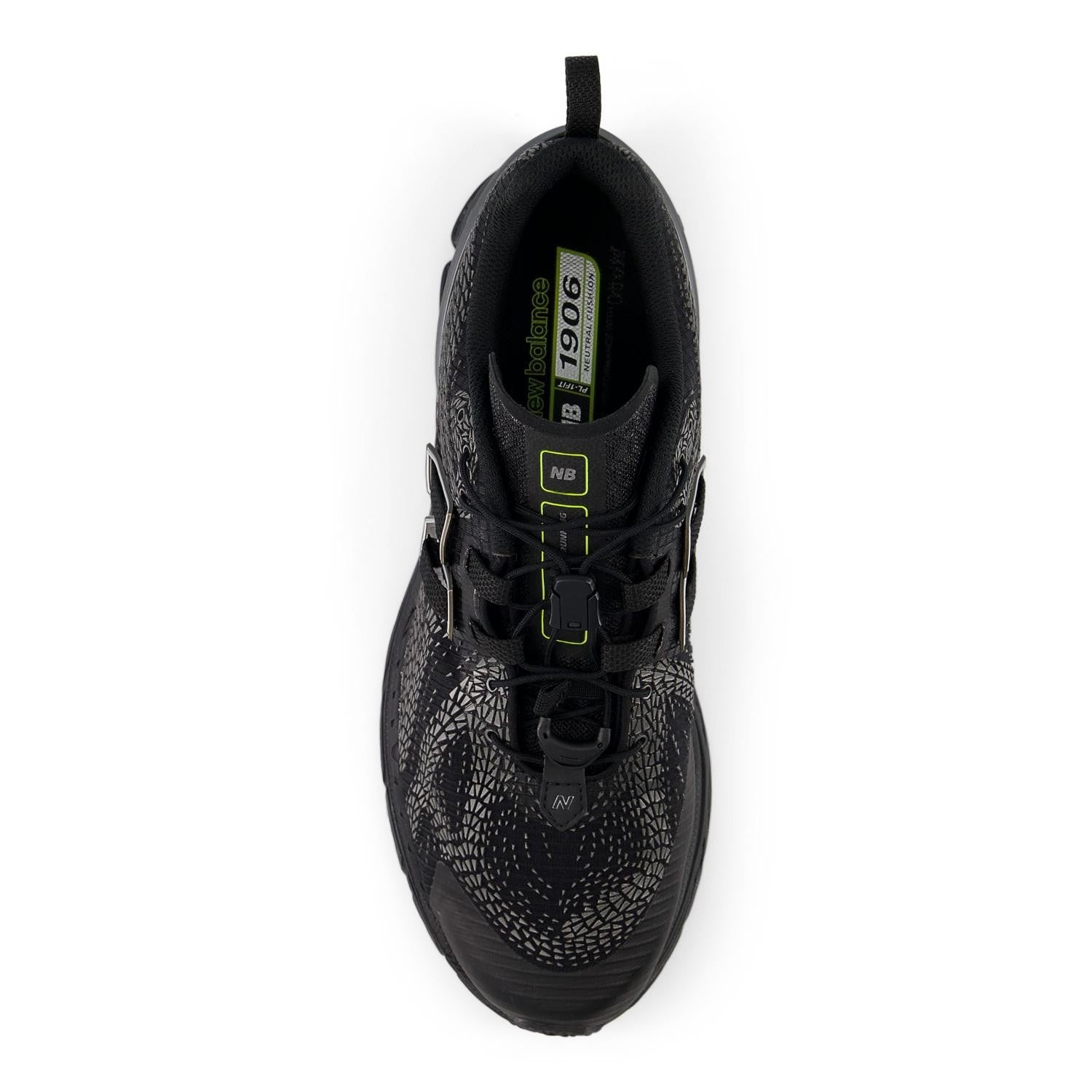 U19068PN New Balance 1906 Black NB 103 White Alkaline Green (Men's)