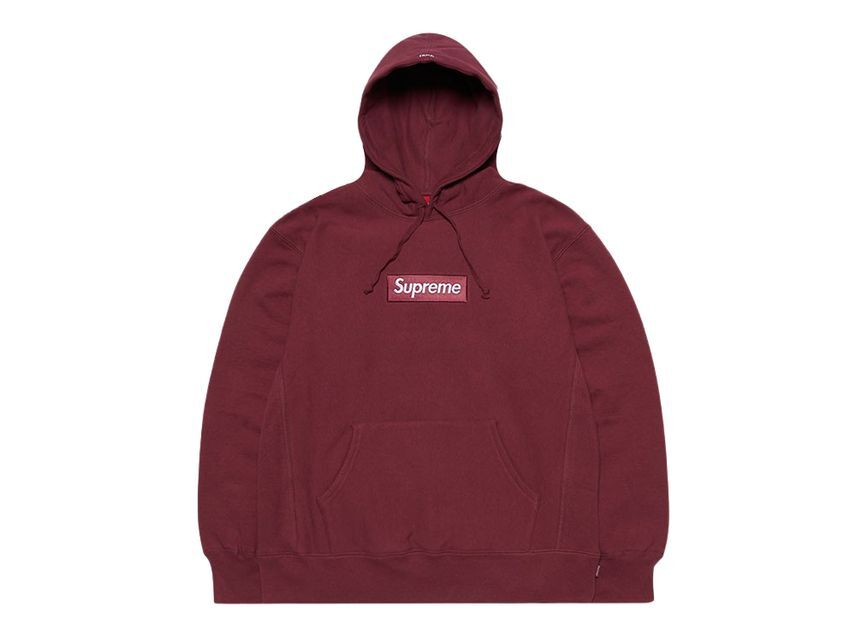 Supreme Box Logo Hooded Sweatshirt Plum (21FW)