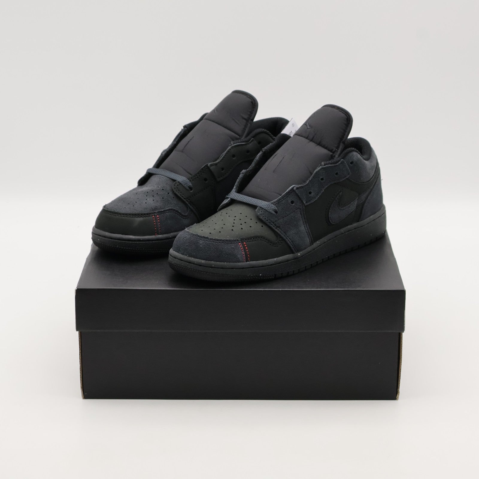 FQ7757-001 Nike GS Air Jordan 1 Low SE Craft Dark Smoke Grey