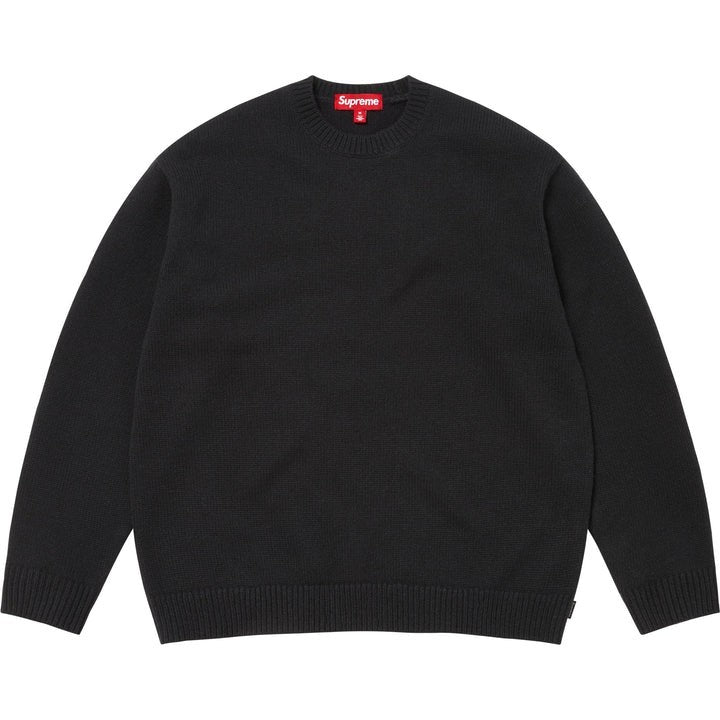 Supreme Angora Script Sweater Black