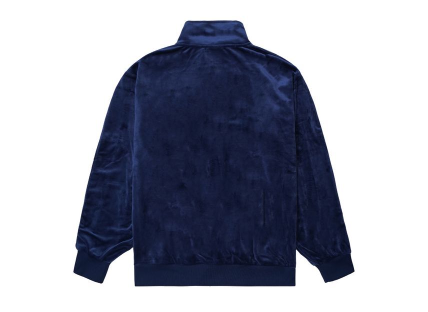 adidas Beckenbauer Velor Track Jacket Night Indigo