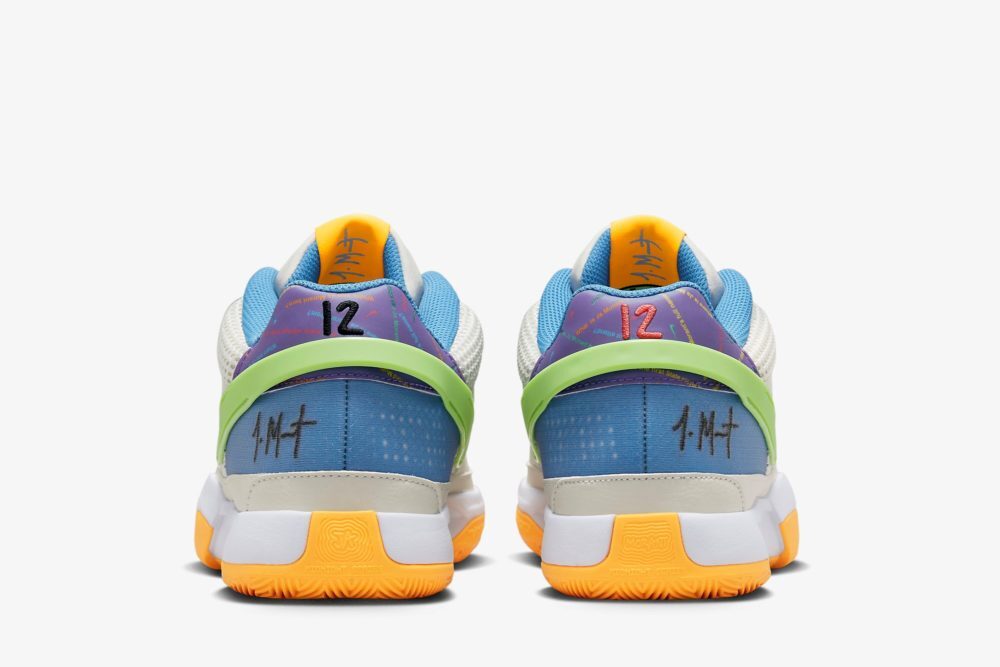 DR8785-001 Nike Ja 1 Hunger Phantom Action Green Grape White Laser Orange Blue