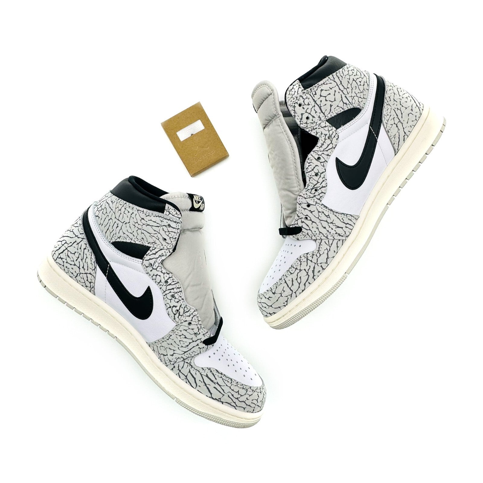 DZ5485-052 Nike Jordan 1 High OG Elephant White Cement Sail Ivory Black 2023