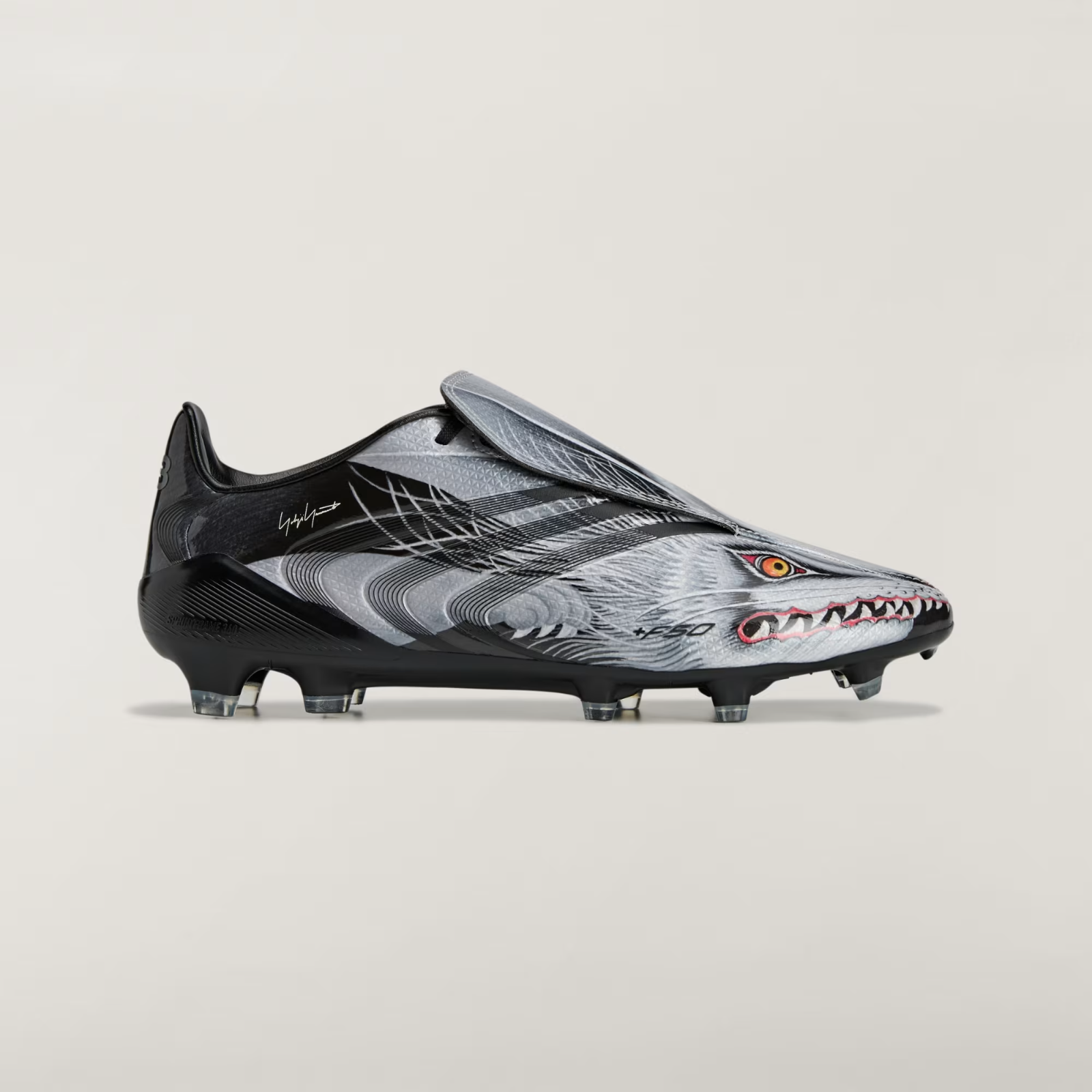 KJ6541 adidas Y-3 F50 Tunit FG Silver Metallic Black Grey Three (Men's)