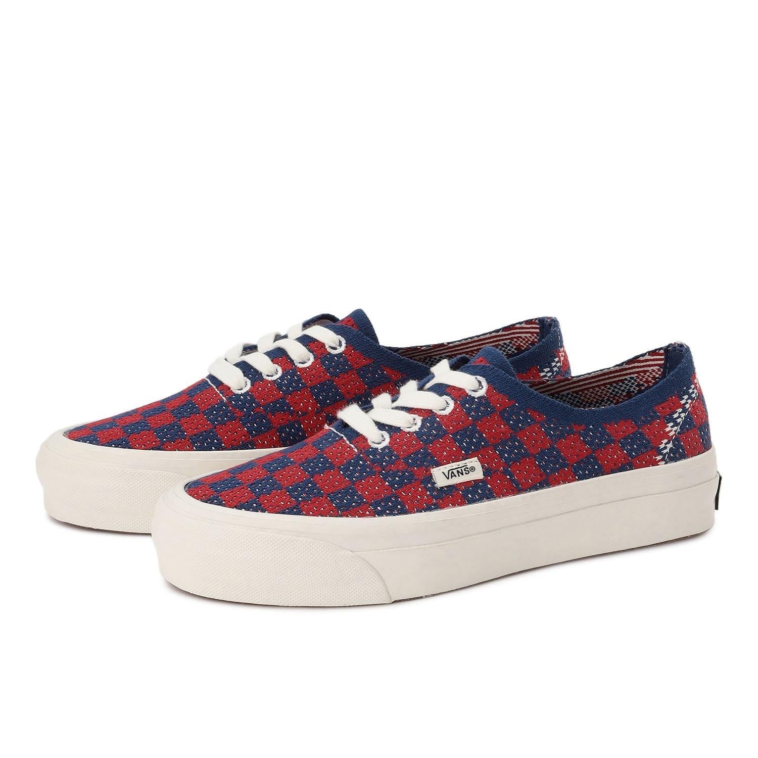 VN000EJCRDB Vans Premium Authentic 44 EK Punk Check Red Blue (Men's)