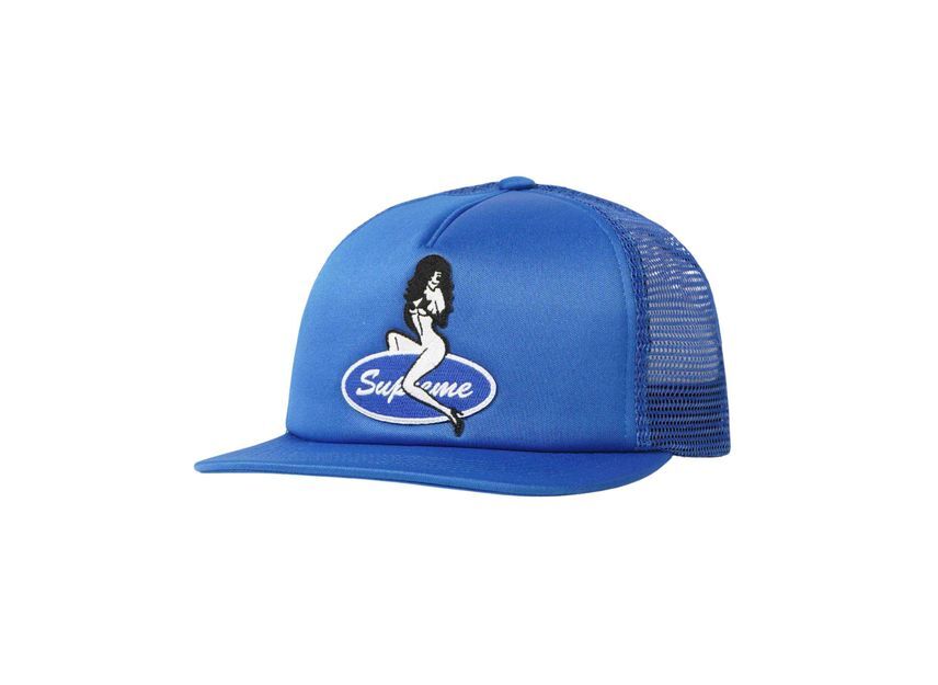 Supreme Pin Up Mesh Back 5-Panel Royal