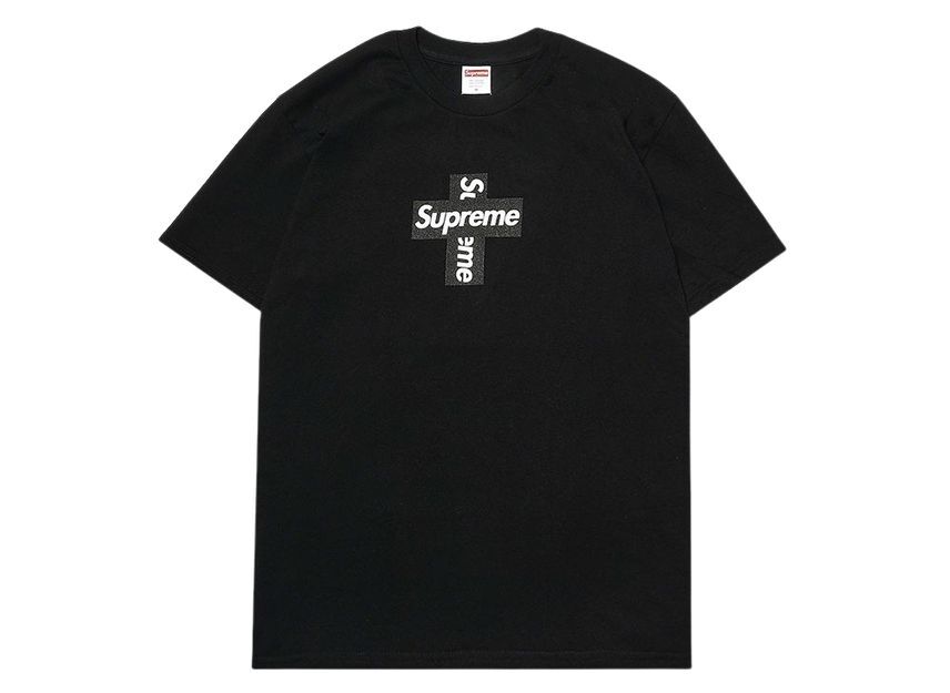 Supreme Cross Box Logo Tee Black