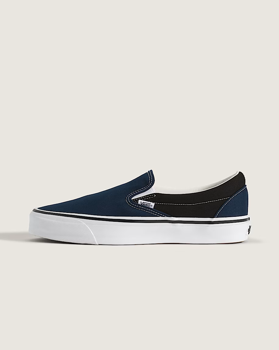 VN000EBPY61 Engineered Garments OTW by Vans Classic Slip-On 98 Black Blue(Men's)