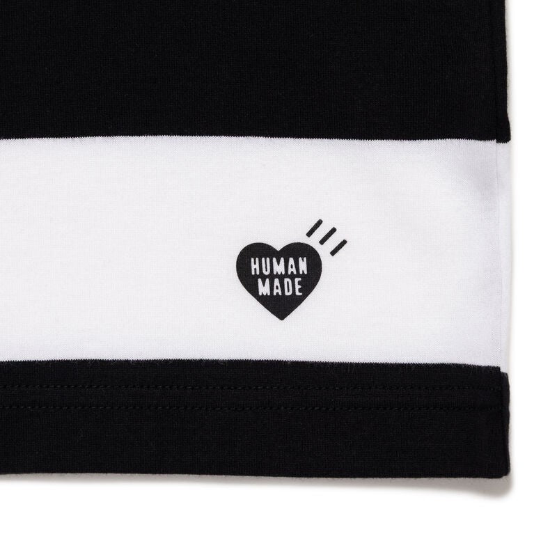 HUMAN MADE Striped Pack T-Shirt Black