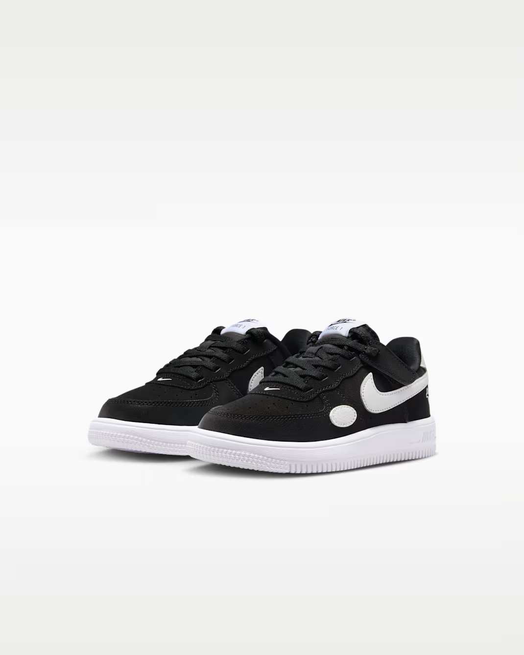 IR1301-001 Nike PS Force 1 Low EasyOn "Black/White" (Men's)