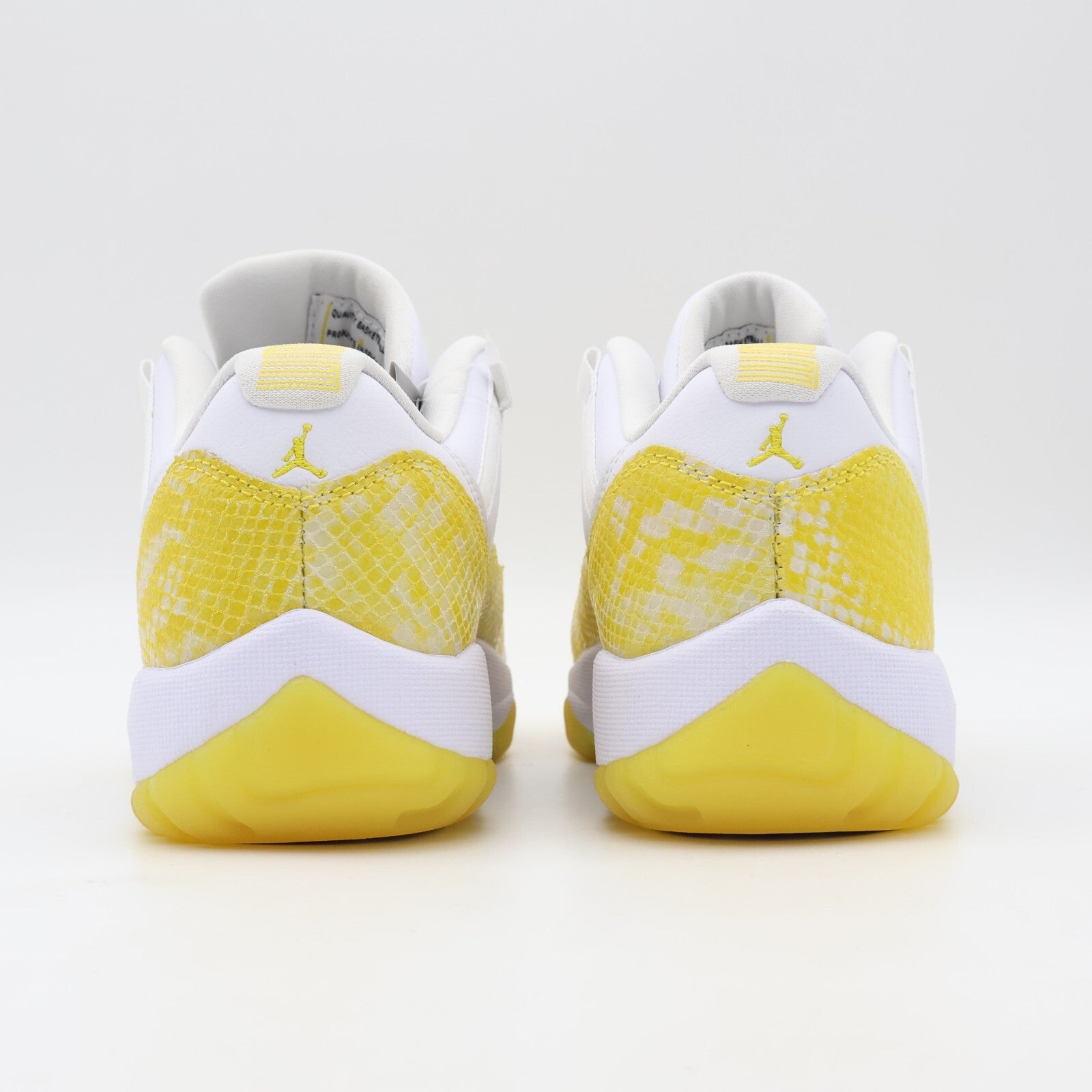 AH7860-107 Nike Air Jordan 11 Retro Low Yellow Snake Skin Gold (Women's)