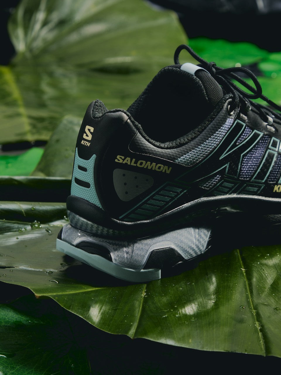 L45450800 KITH Salomon XT-4K Black Alloy Blue Fog (Men's)