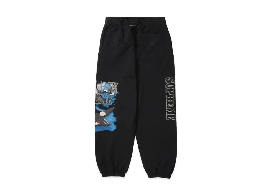 Supreme x MM6 Maison Margiela Eagle Sweatpant "Black"