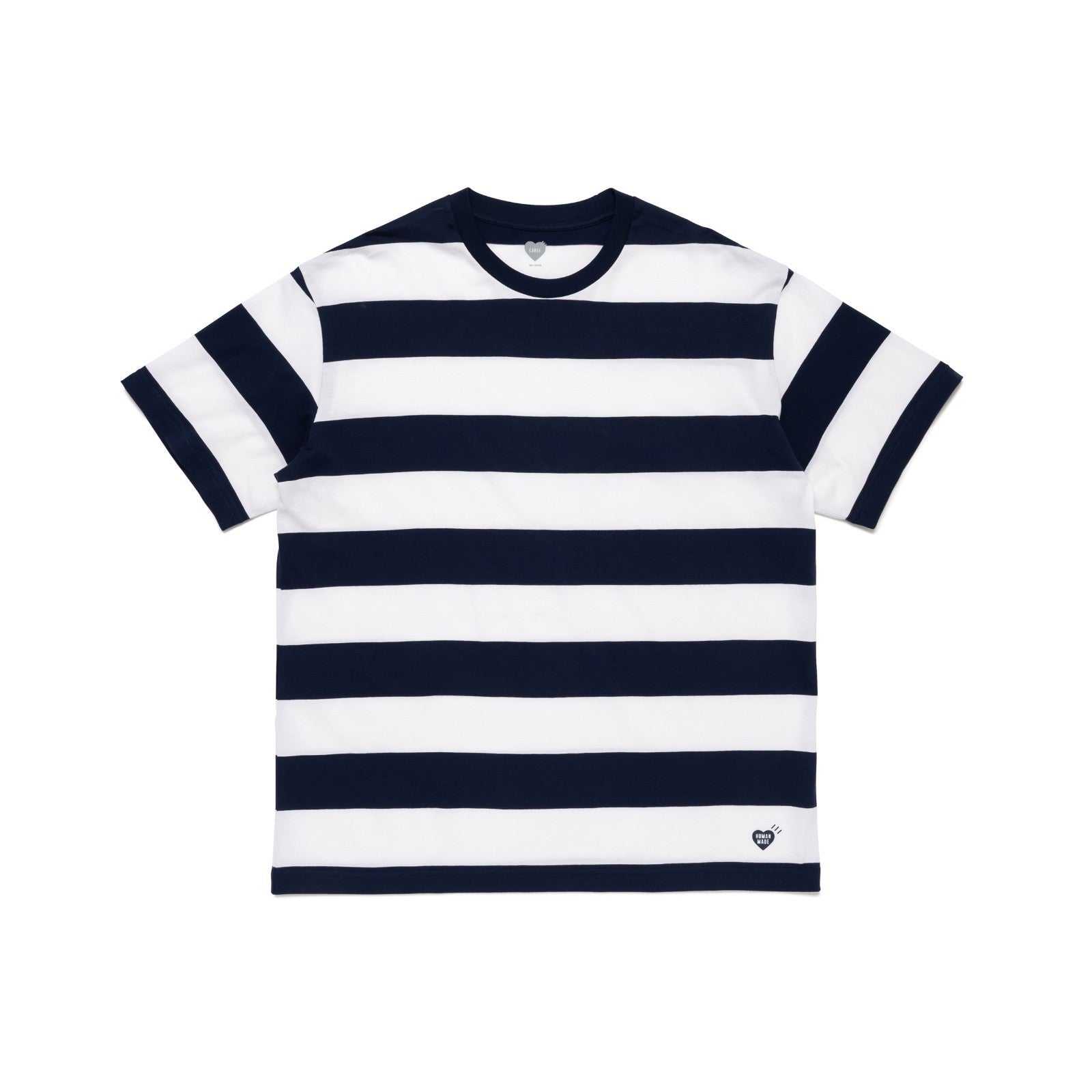 HUMAN MADE Striped Pack T-Shirt Navy