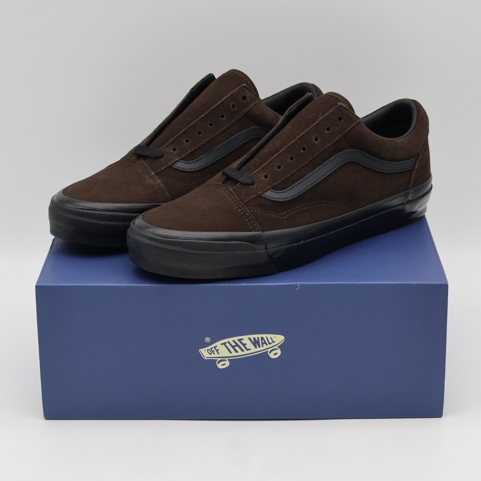 VN000D56YS8 Vans LX Old Skool Suede Black Brown (Men's)