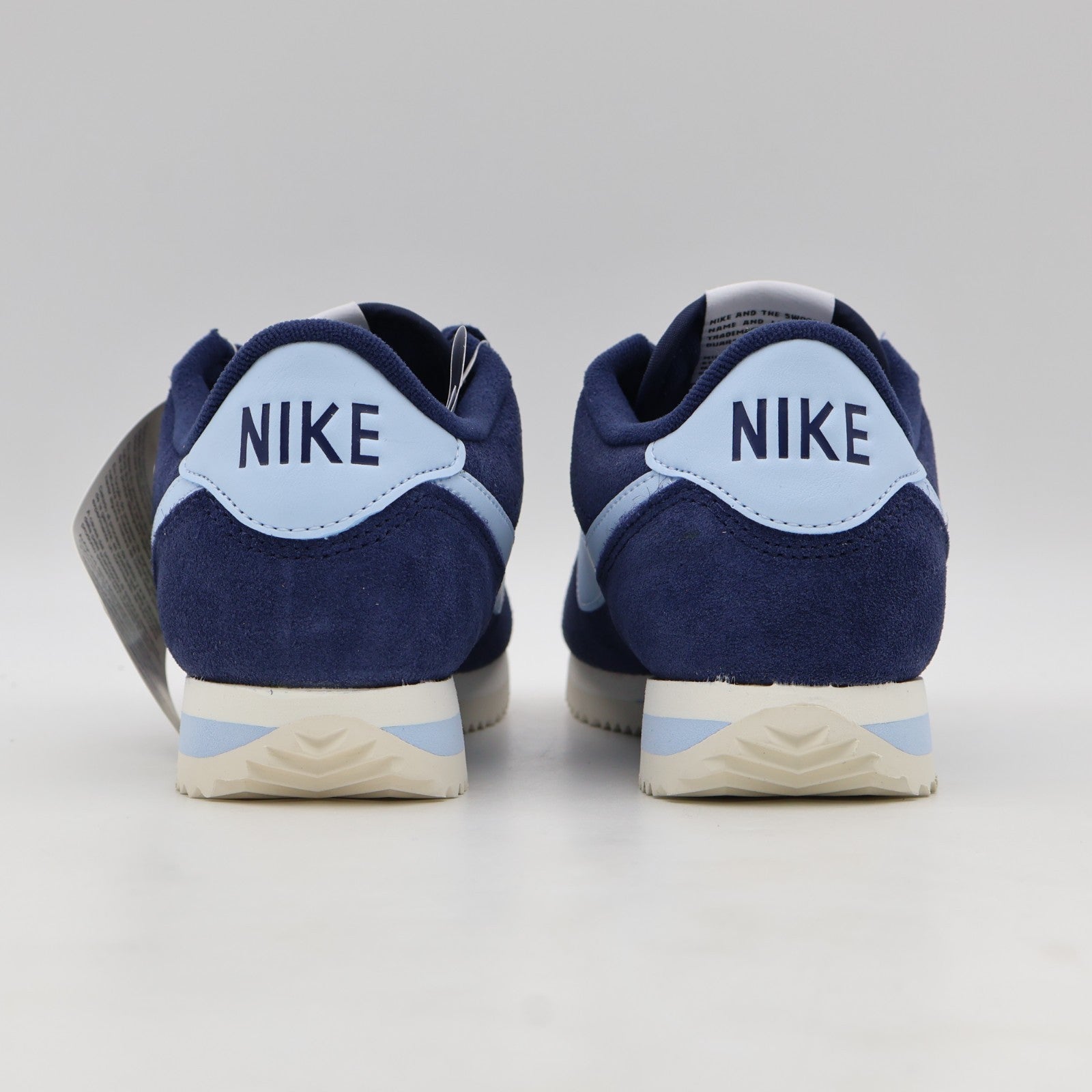 IB1857-400 NIke CORTEZ MIDNIGHT NAVY/CELESTINE BLUE-SAIL (Women's)
