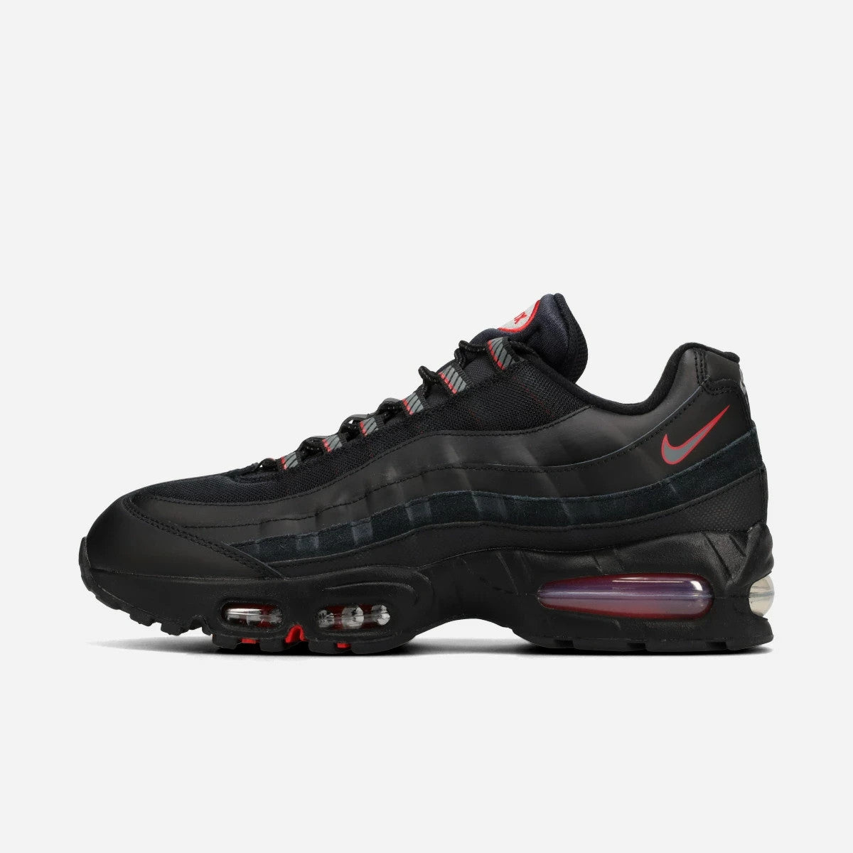 IH1228-003 Nike Air Max 95 Big Bubble Racing Pack Black Red (Men's)