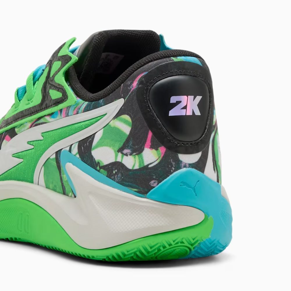 311349-01 NBA 2K Puma Scoot Zeros 2 Bright Aqua Feather Gray (Men's)