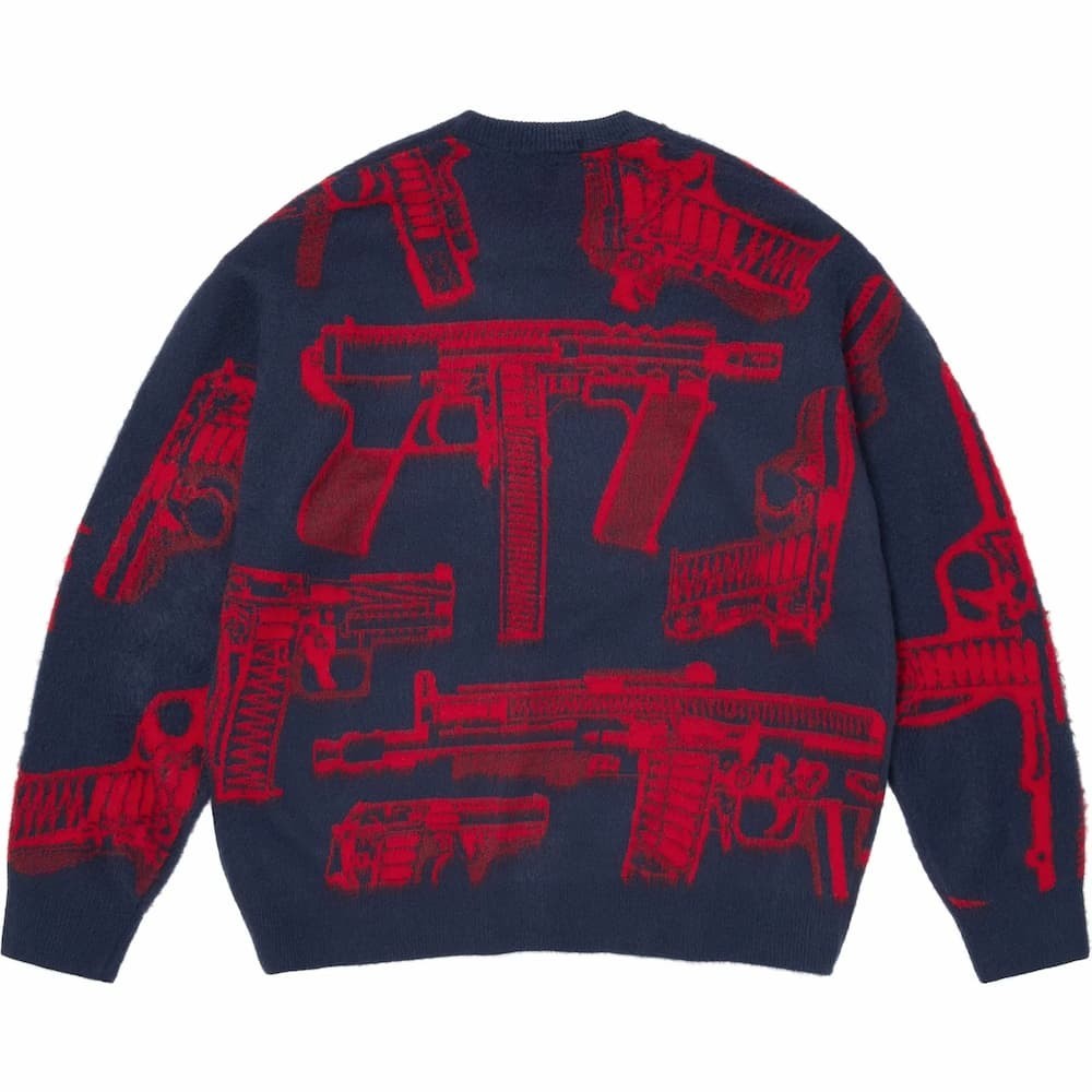 Supreme Guns Sweater Navy