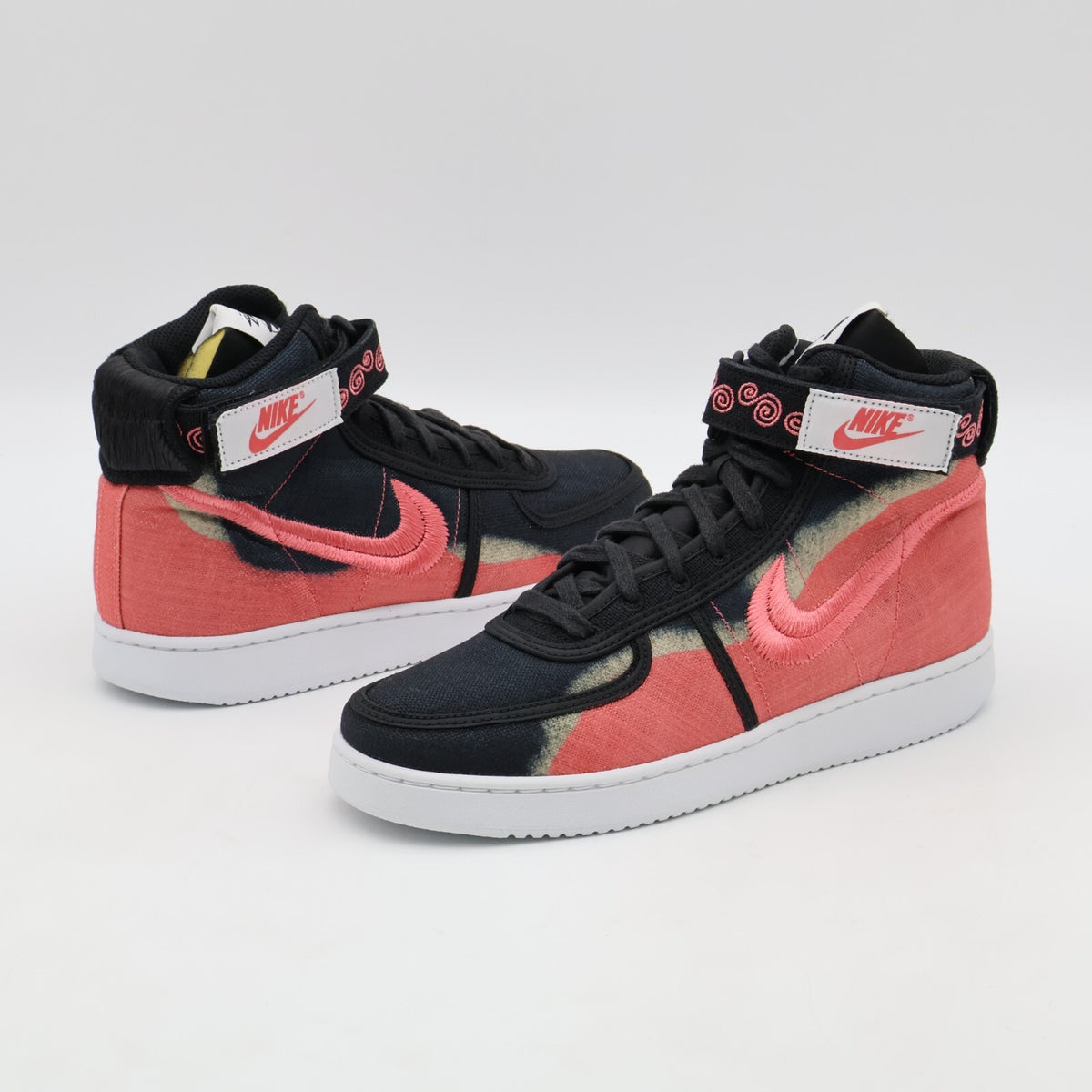 DX5425-002 NOMA t.d. Stussy Nike Vandal High SP Black Sea Coral White (Men's)