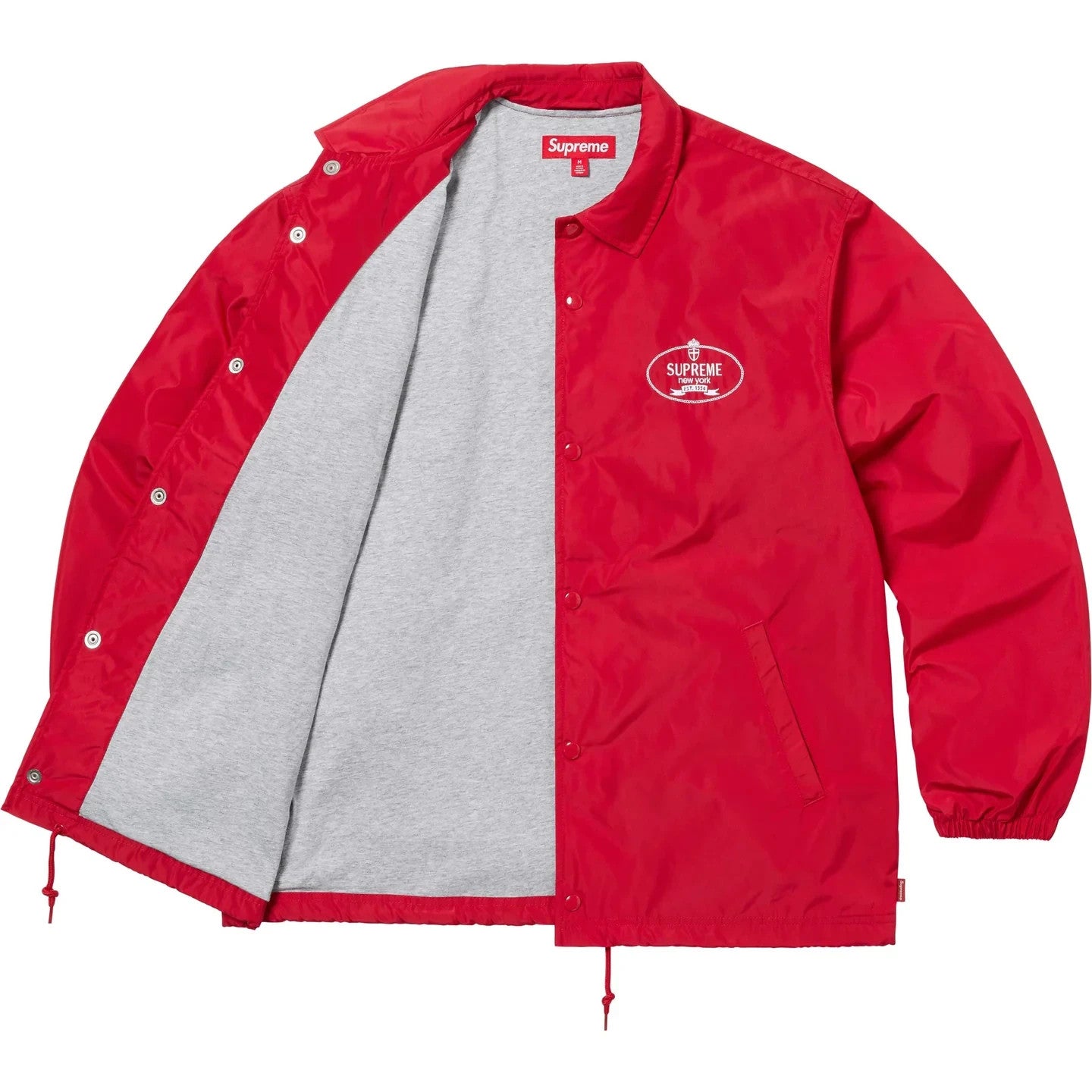 Supreme Crest Coaches Jacket Red