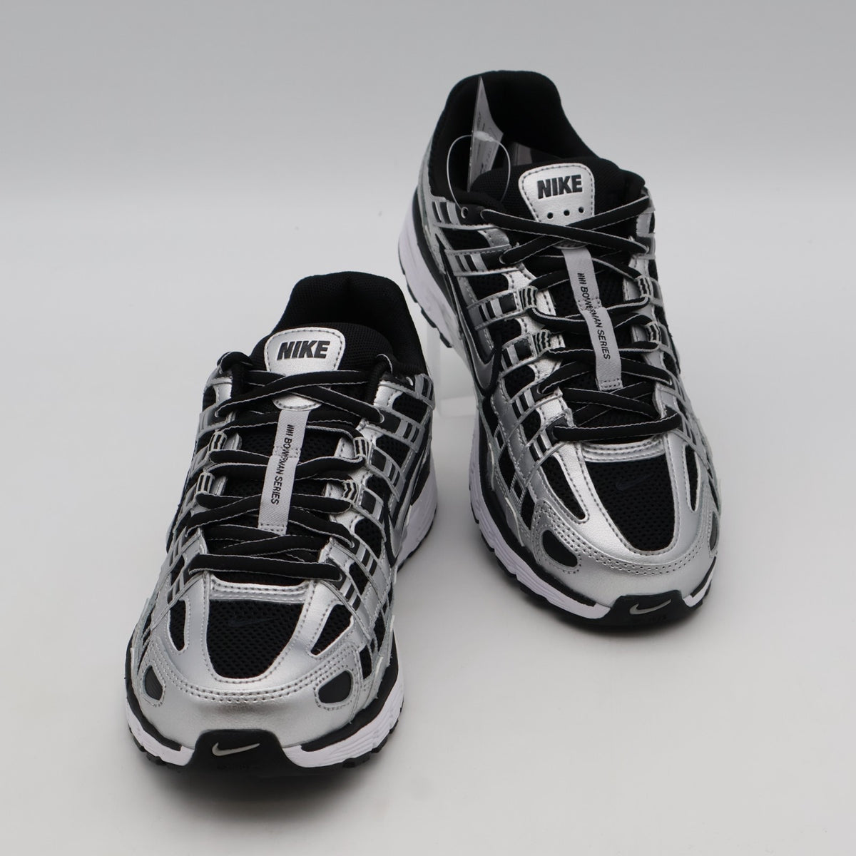 BV1021-013 Nike P-6000 Metallic Silver Black White Metallic Silver (Women's)