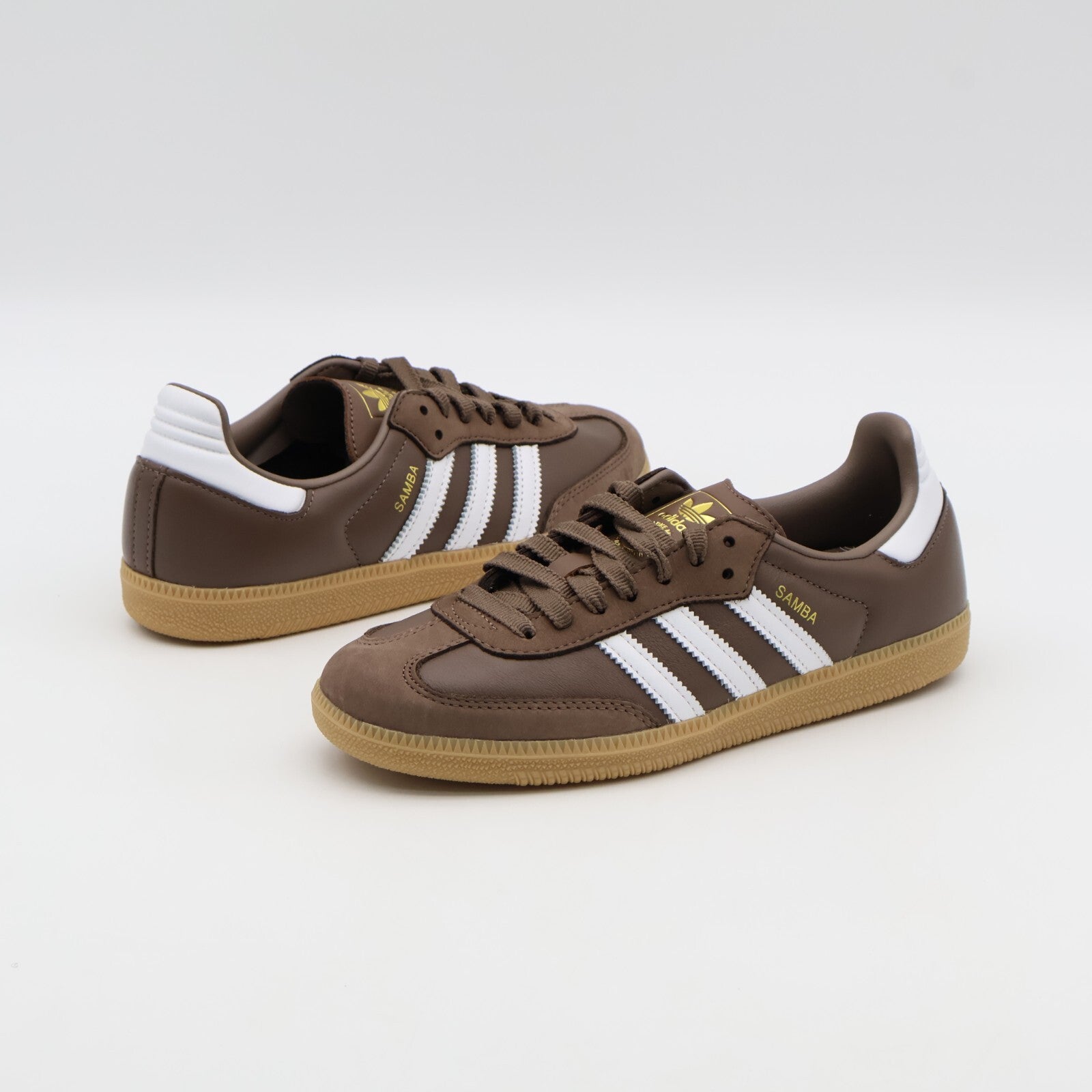 IE6522 adidas Originals Samba OG Earth Strata Footwear White Gold (Women's)
