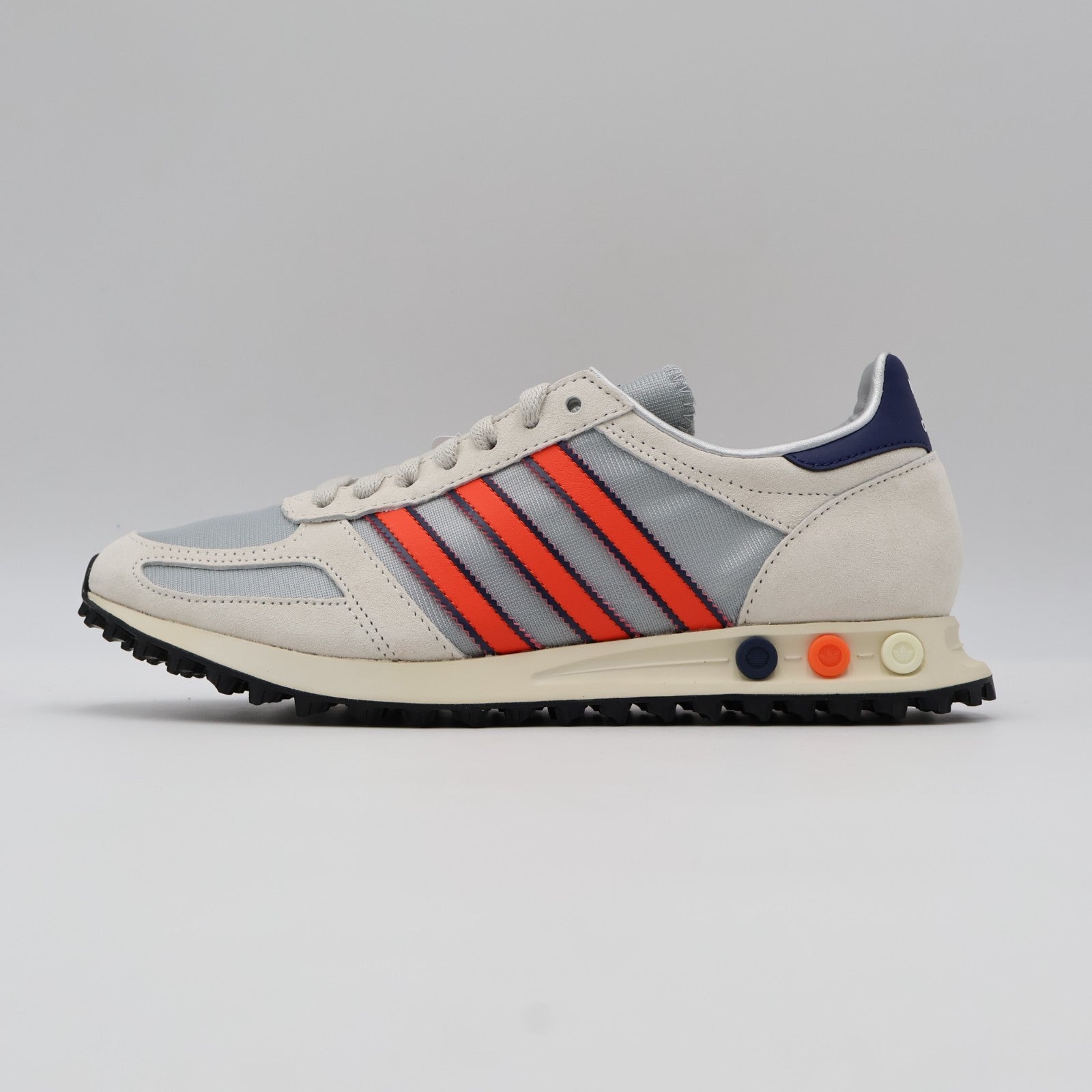 IH1651 adidas LA Trainer OG Silver Metallic Supplier Colour Dark Blue (Men's)