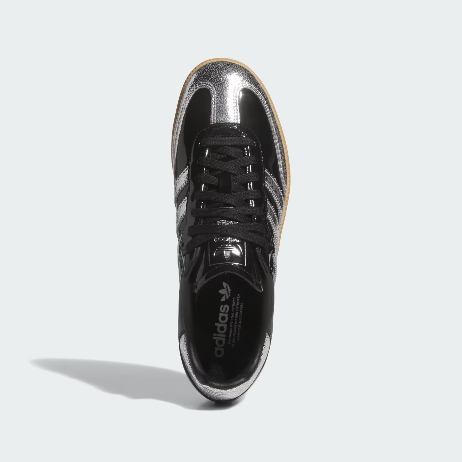 KI0172 adidas Samba OG Core Black Silver Metallic (Men's)