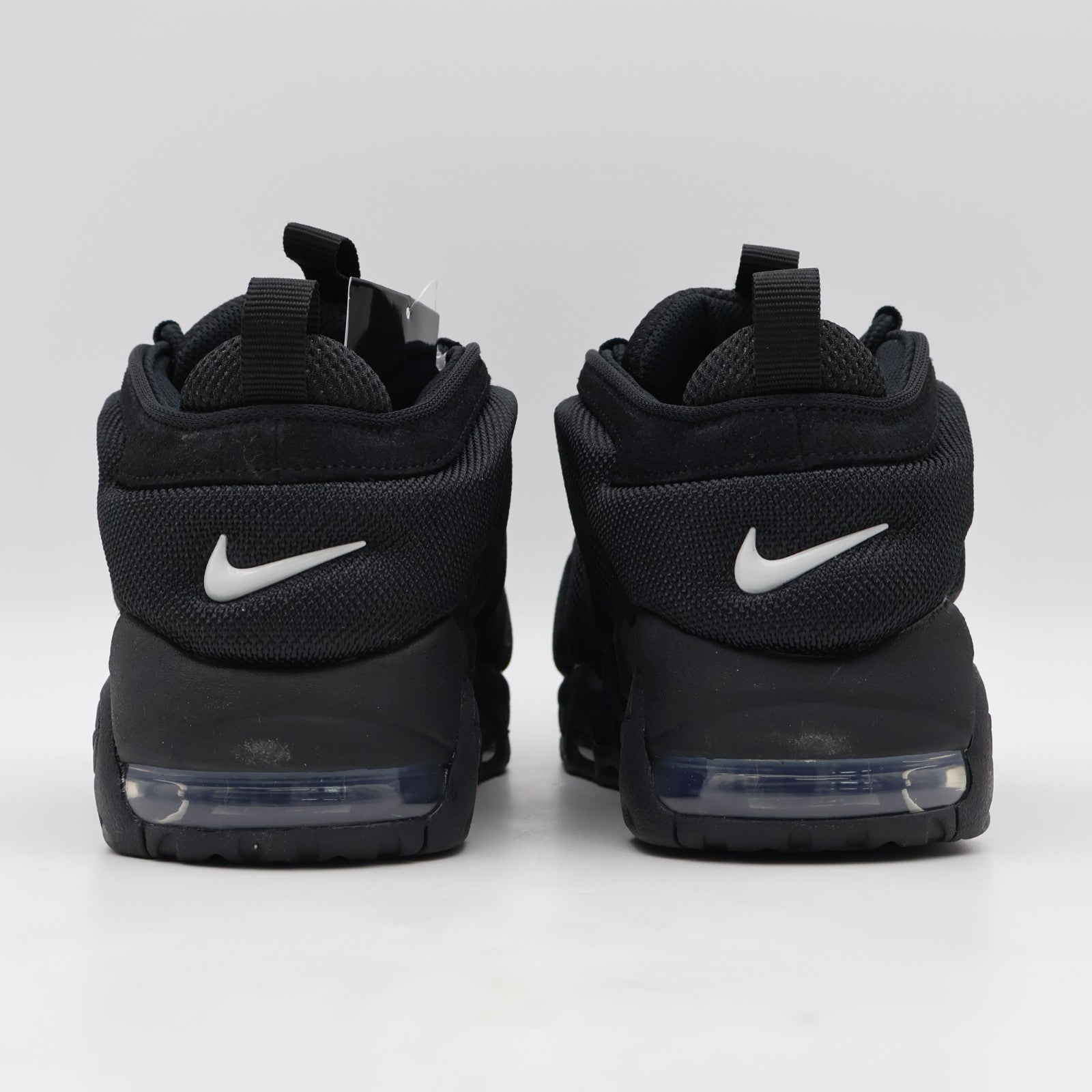 IM6649-001 Nike Air More Uptempo Low Triple Black (Men's)