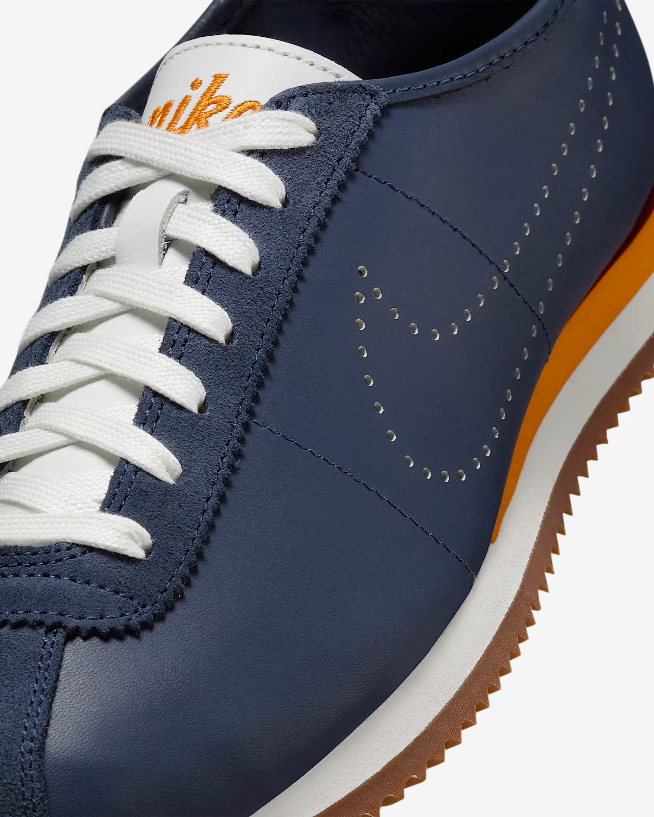 HQ1841-400 Nike Cortez Leather Midnight Navy Summit White (Women's)