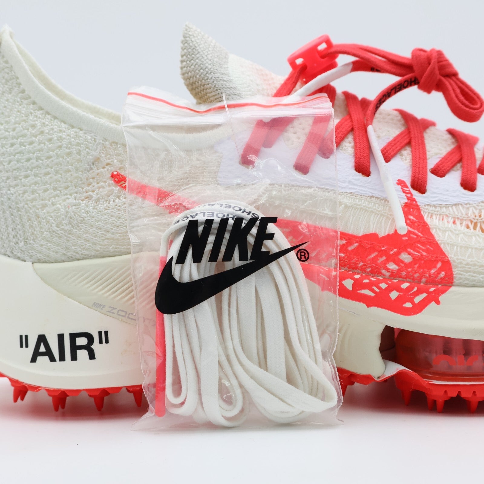 CV0697-100 Off-White Nike Air Zoom Tempo Next% Flyknit Solar Red (Men's)