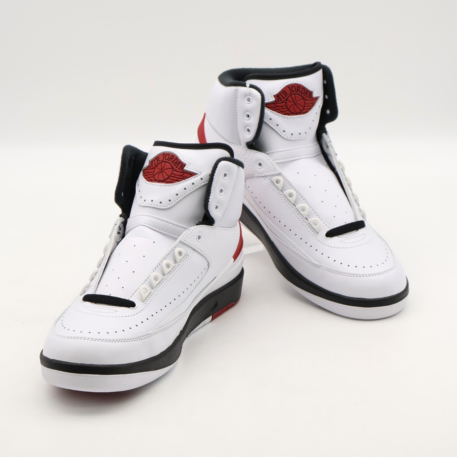 DX2454-106 Nike Air Jordan 2 OG Chicago White Varcity Red Black (Men's)
