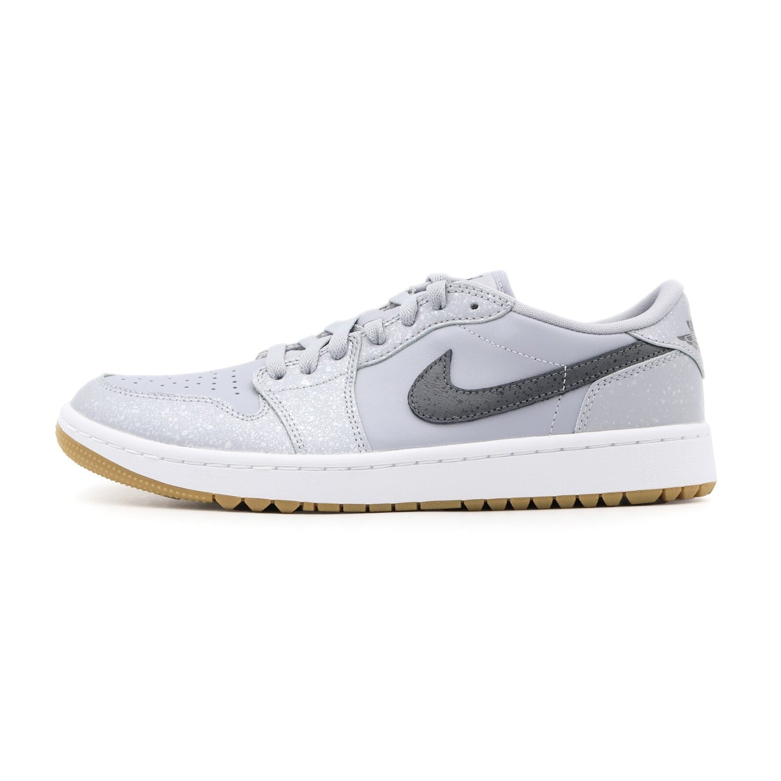 DD9315-006 Nike Air Jordan 1 Low Golf Wolf Iron Grey Gum White Brown (Men's)