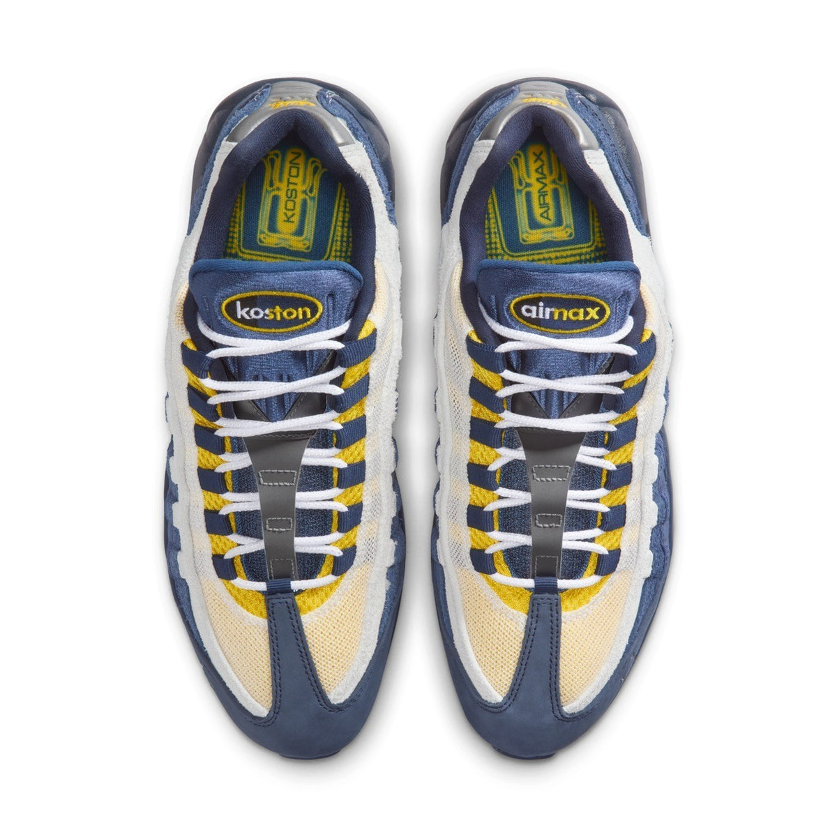 HQ8492-400 Eric Koston Ã Nike SB Air Max 95 Obsidian and Speed Yellow (Men's)