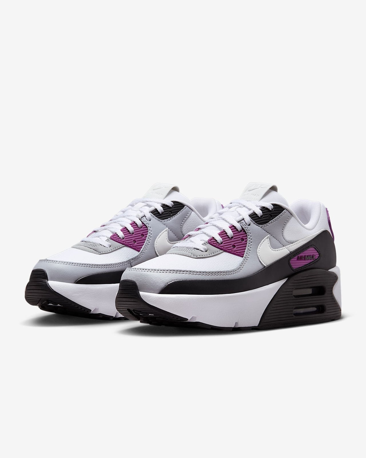 FD4328-109 Nike Air Max 90 LV8 White Bold Berry Wolf Grey Photon Dust (Women's)