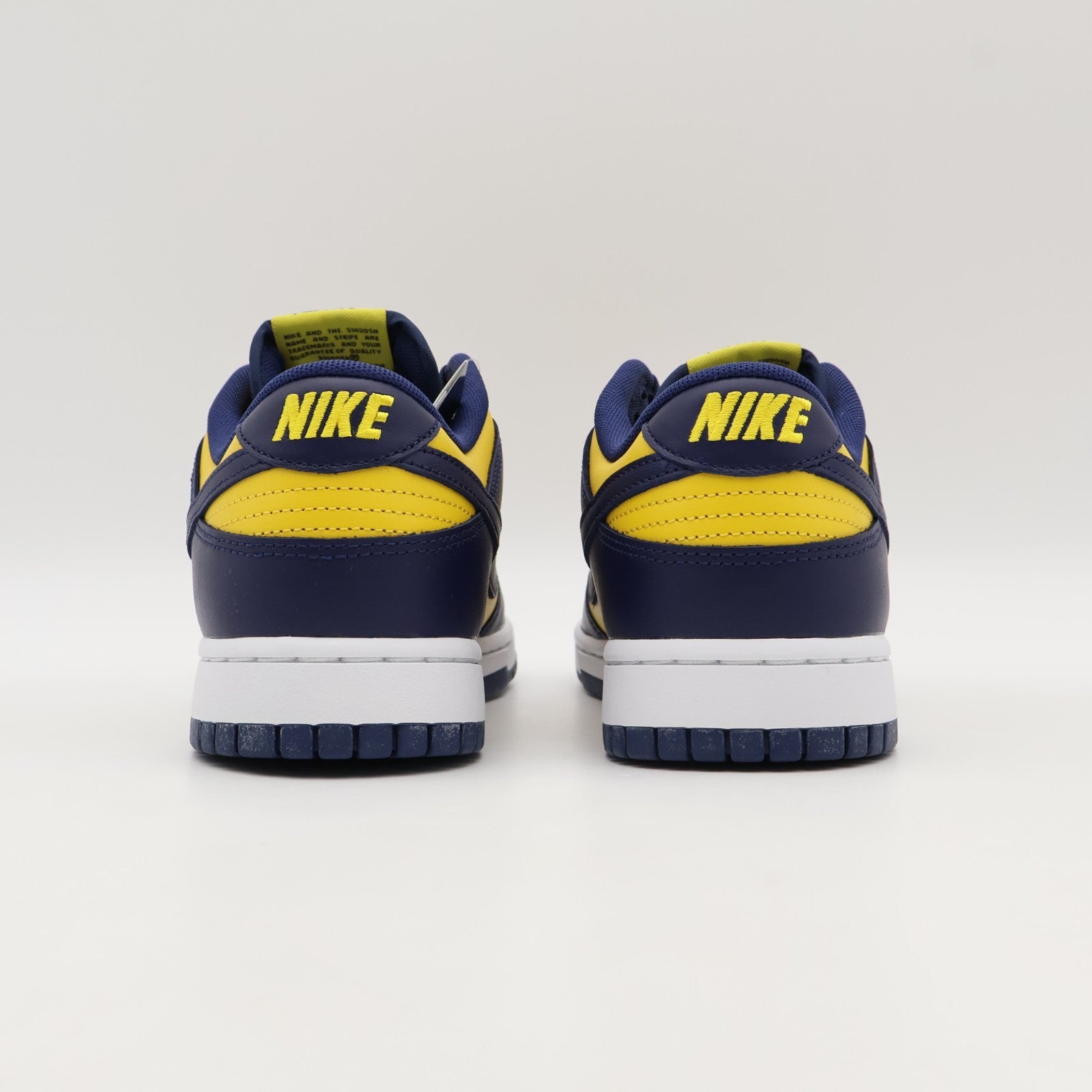 DD1391-700 Nike Dunk Low Michigan Varsity Maze Midnight Navy White (Men's)