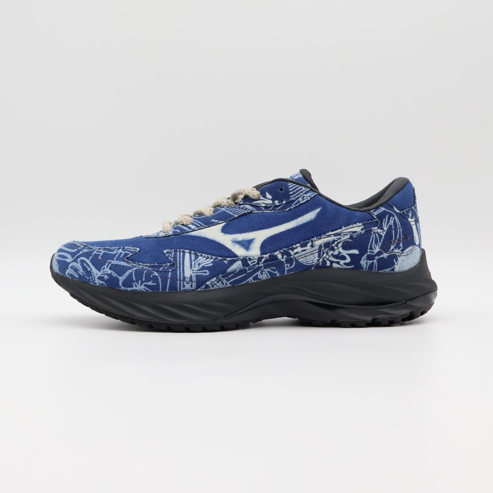 D1GD244101 Buaisou Mizuno Wave Rider Î² Mugen blue White (Men's)