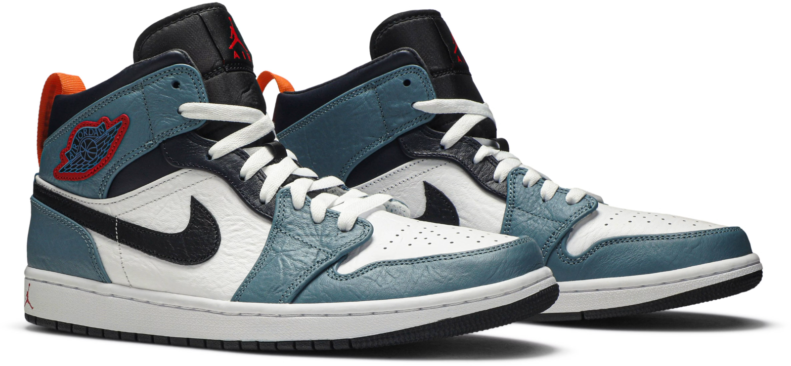 CU2802-100 FACETASM Ã Nike Air Jordan 1 Mid "White/Navy" (Men's)