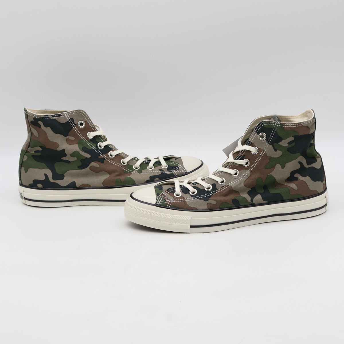 31318220 Converse All Star Aged Woodlandcamo Hi Green Gray Brown (Men's)