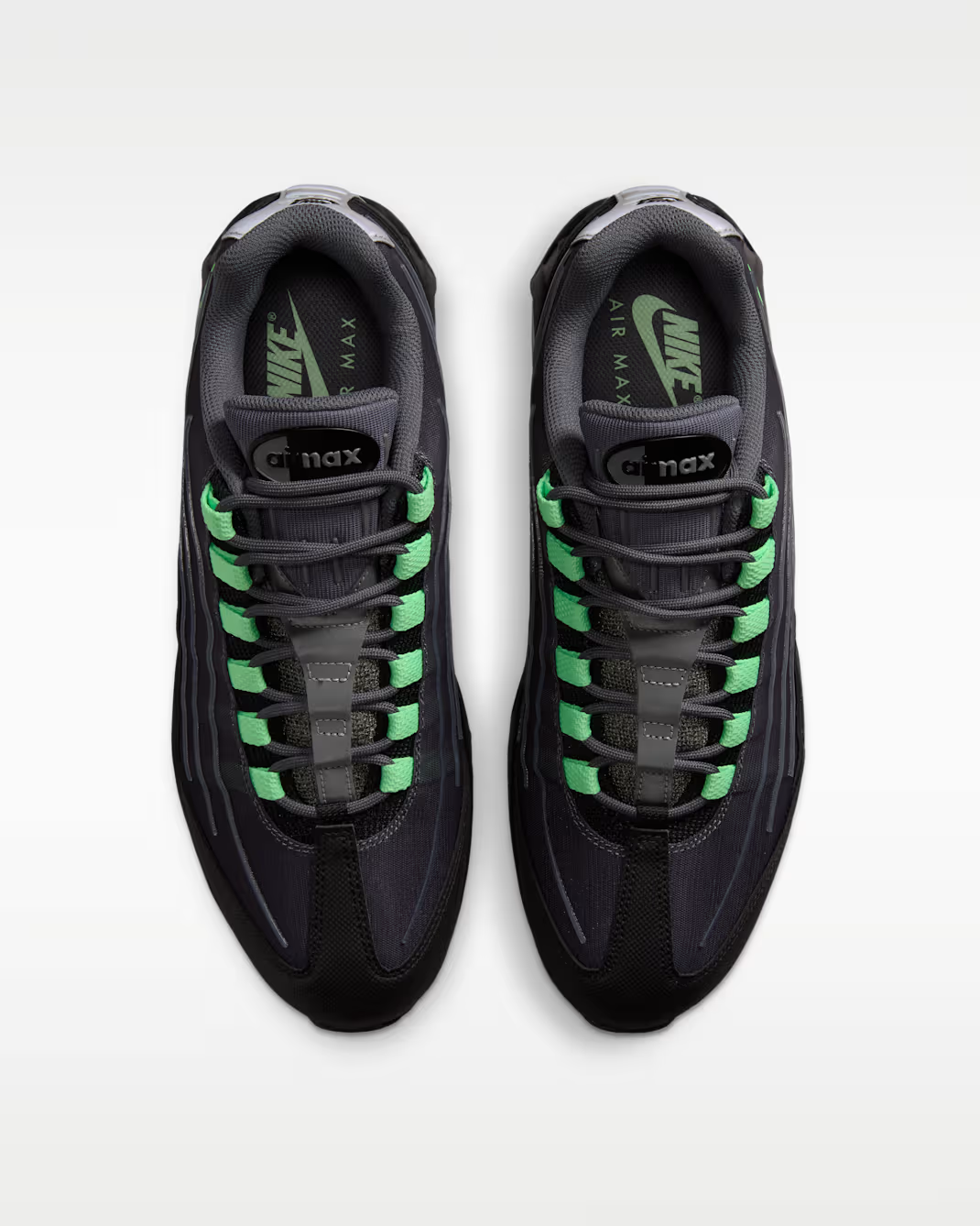 IH7853-004 Nike Air Max 95 Big Bubble Tech "Iron Grey/Dream Green" (Men's)