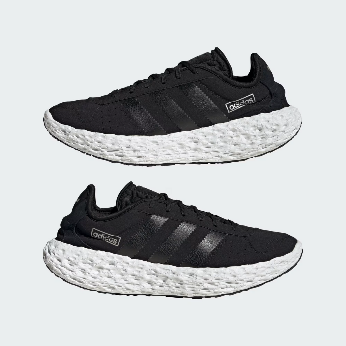 JQ2547 adidas Zponge Core Black/Matte Silver/Supplier Colour (Men's)