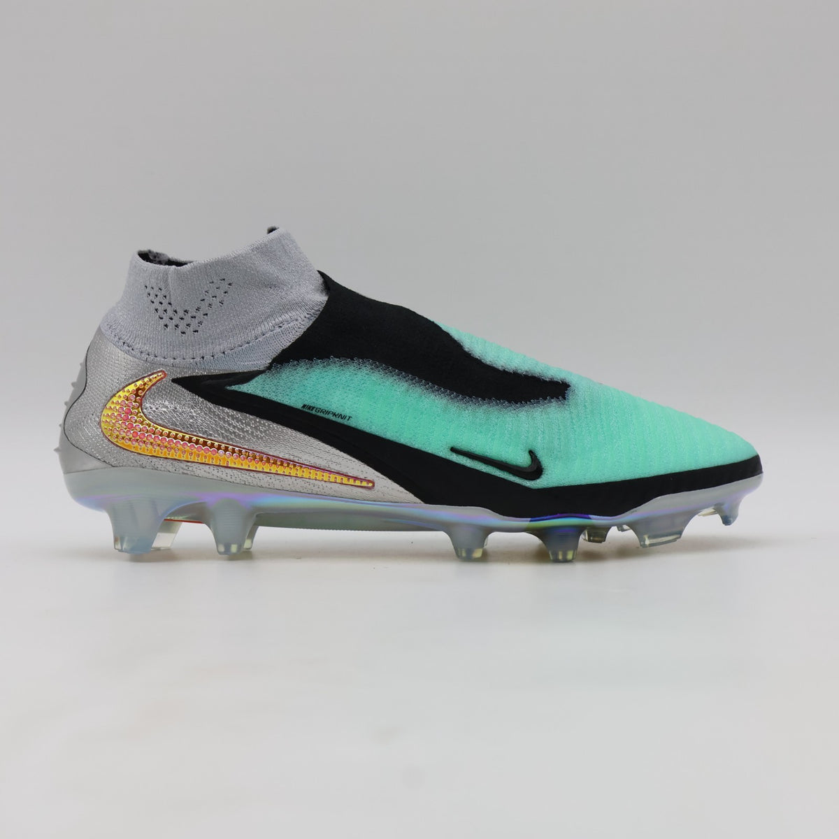 IH3735-001 Nike Phantom 6 High Elite FG Chrome Black (Men's)